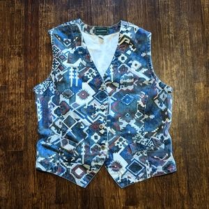 Vintage Vest Western Style XL